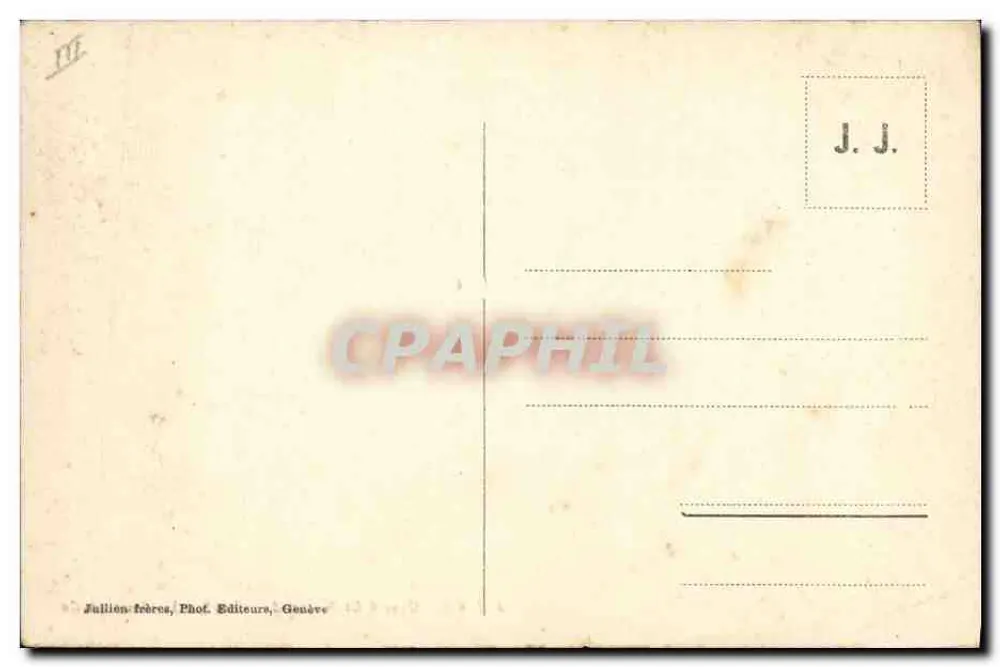 Großer Saint Bernard — Jupifer, der alte Wächter — J.J. 8482 - Rückseite