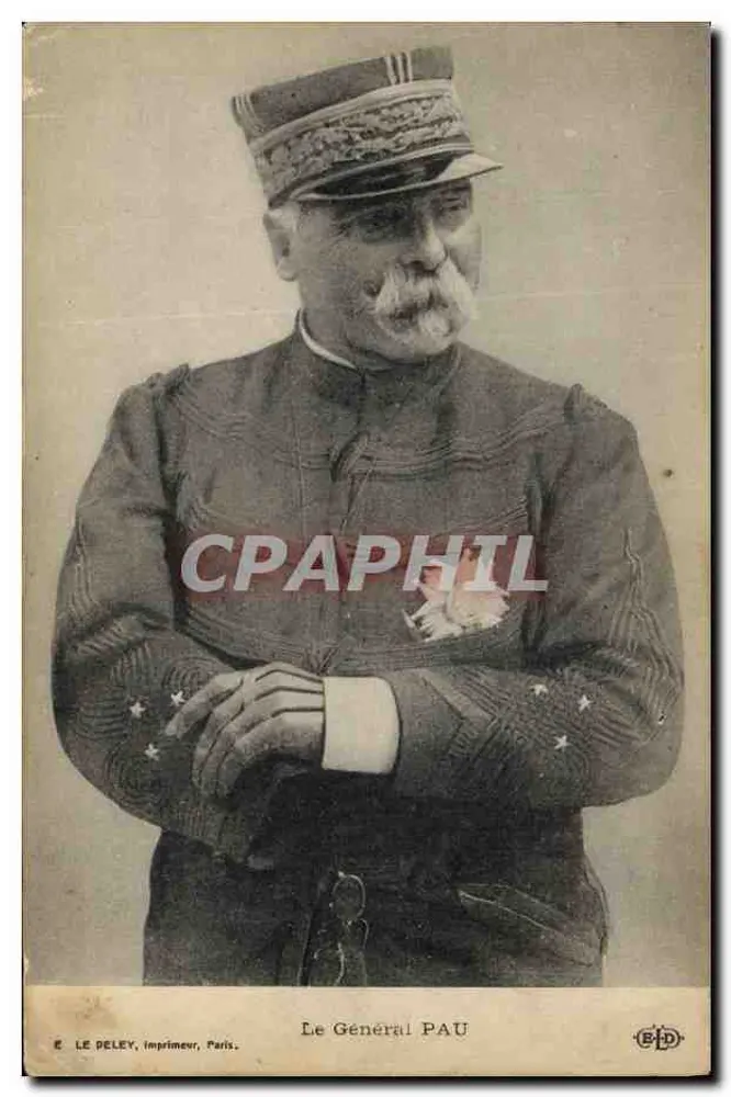 O Geral PAU — retrato militar — E. LE DELEY, impressor, Paris - Frente