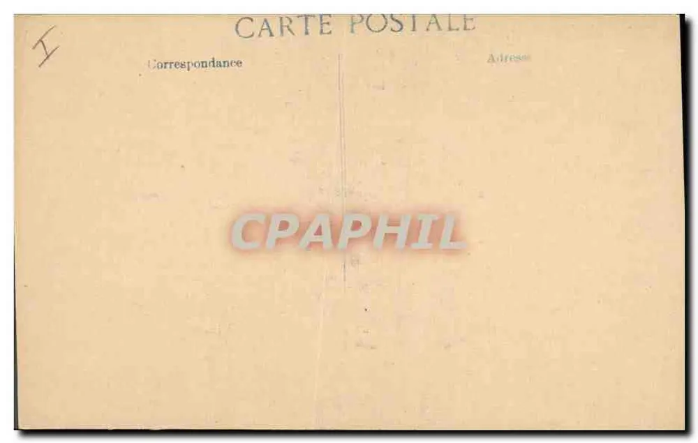 General French — Kommandant der britischen Armee — E.D. (Verlag) - Rückseite
