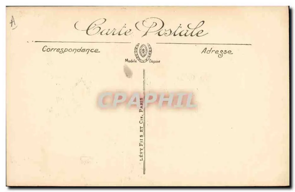 General Franchet d'Espèrey — Für Recht und Zivilisation — CLSP.C.A. - Rückseite