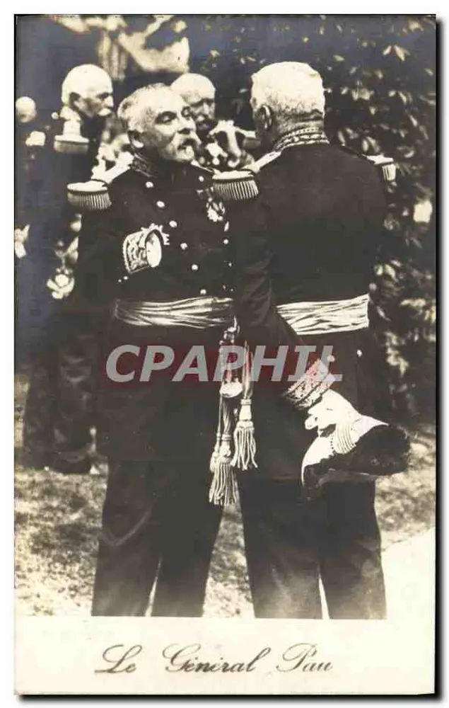 O Geral Pau — retrato militar — editor desconhecido - Frente