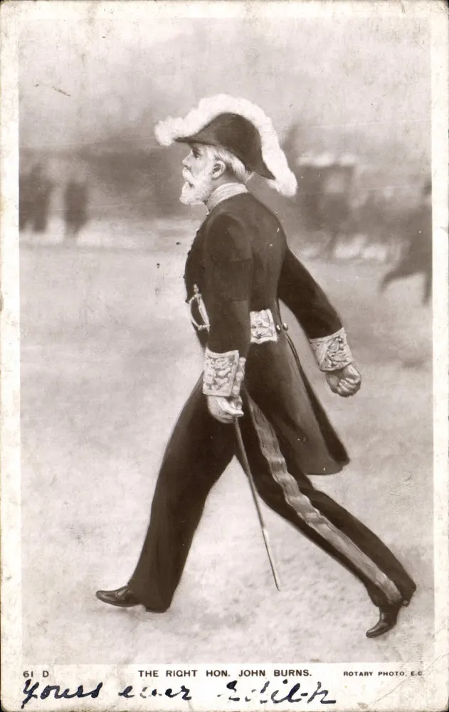 O Right Hon. John Burns — Rotary Photo, E.C. — Série 61 D - Frente