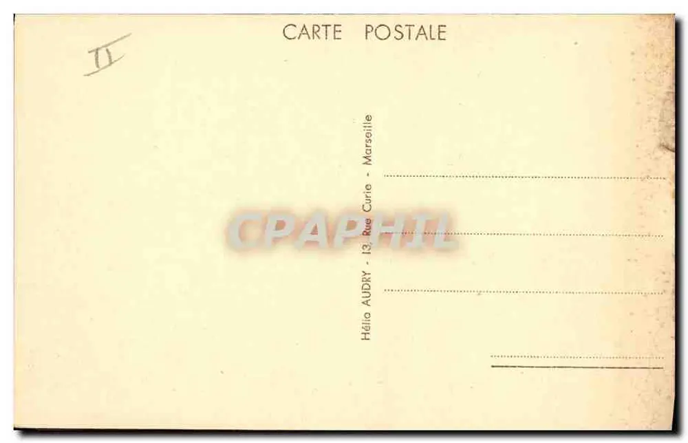 Frachter "El Kantara" — Schiff der Cie de Navigation Mixte (Cie Touache) — Verlag Hélio Audry, Marseille - Rückseite