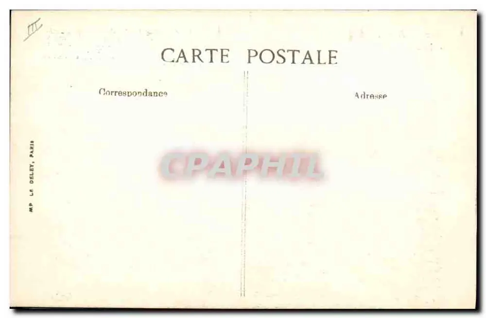 Der Transatlantiker "Lafayette" — Le Havre — Verlag MP Le Doley, Paris, Nr. 12 - Rückseite