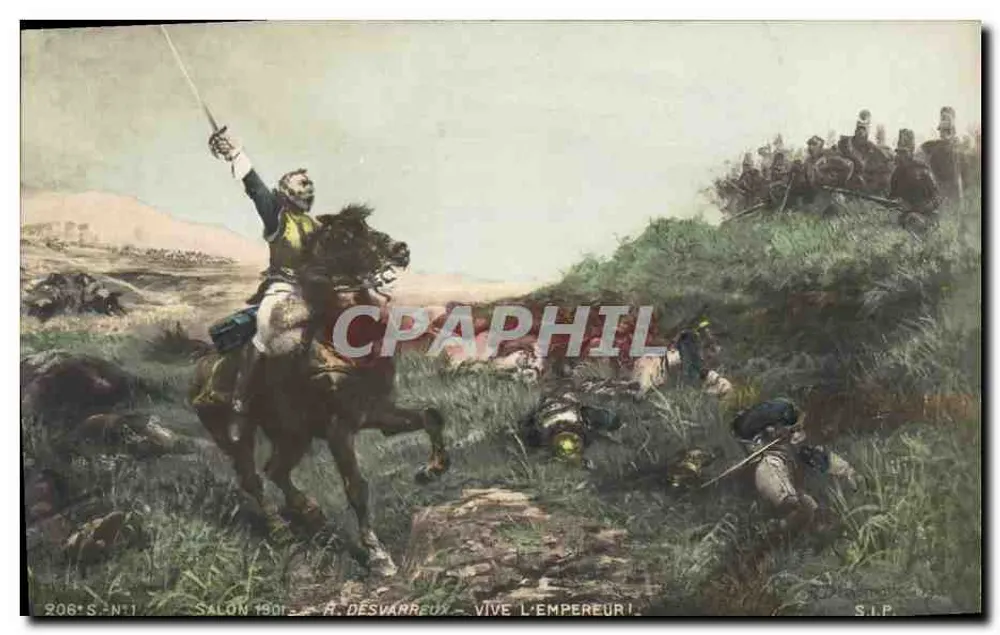 Reiter mit Schwert — Salon 1901 — H. Desvarreux — S.I.P. - Vorderseite