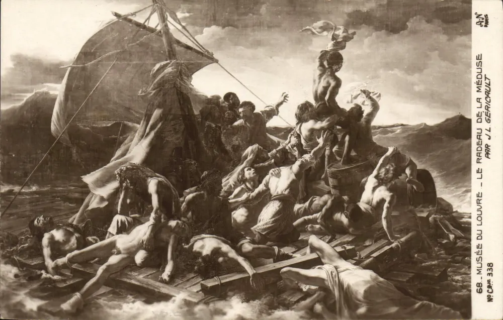 Das Boot der Medusa — Louvre-Museum — J.L. Gerichault - Vorderseite