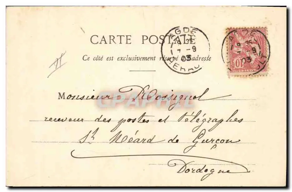 Leçon de Peinture — Avonsage Gerdreau, merci, gros Saïsers — Phototypie A. Jorgens & Cie, Nancy - Verso