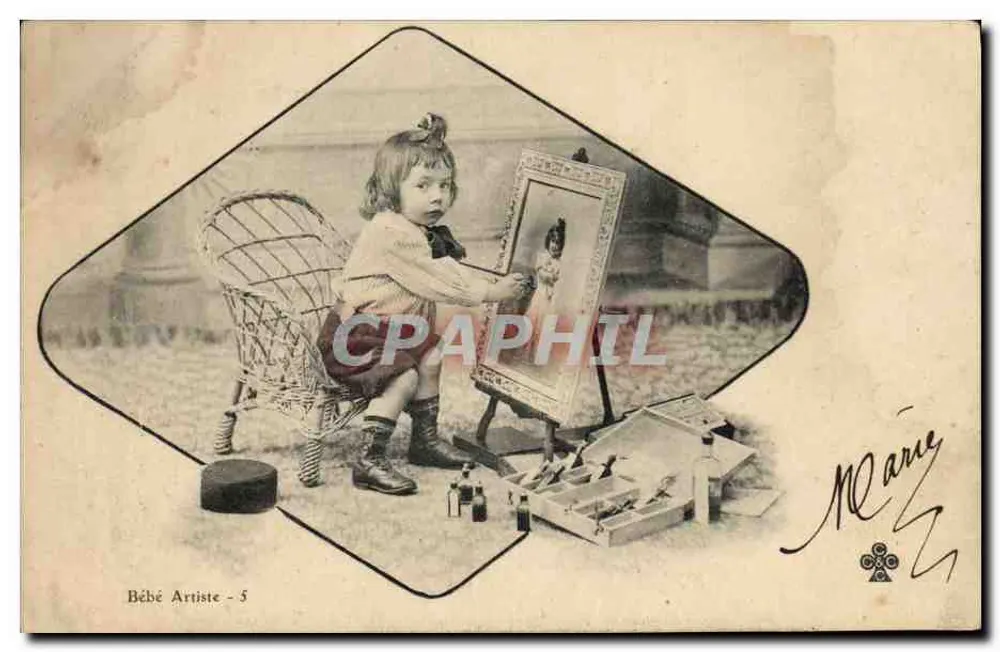 Baby Künstler - 5 — Ansichtskarten-Serie — Verlag Méaré - Vorderseite