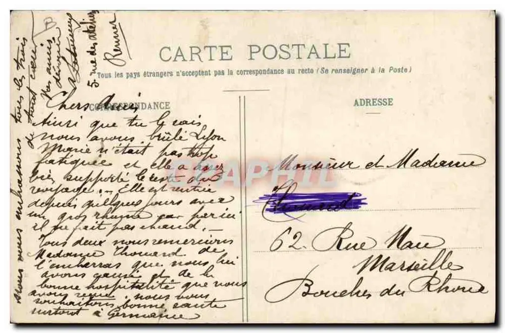 Mme Botrel, em Flor de Ajonhada — Coleção H. Laurent, Port-Louis - Verso