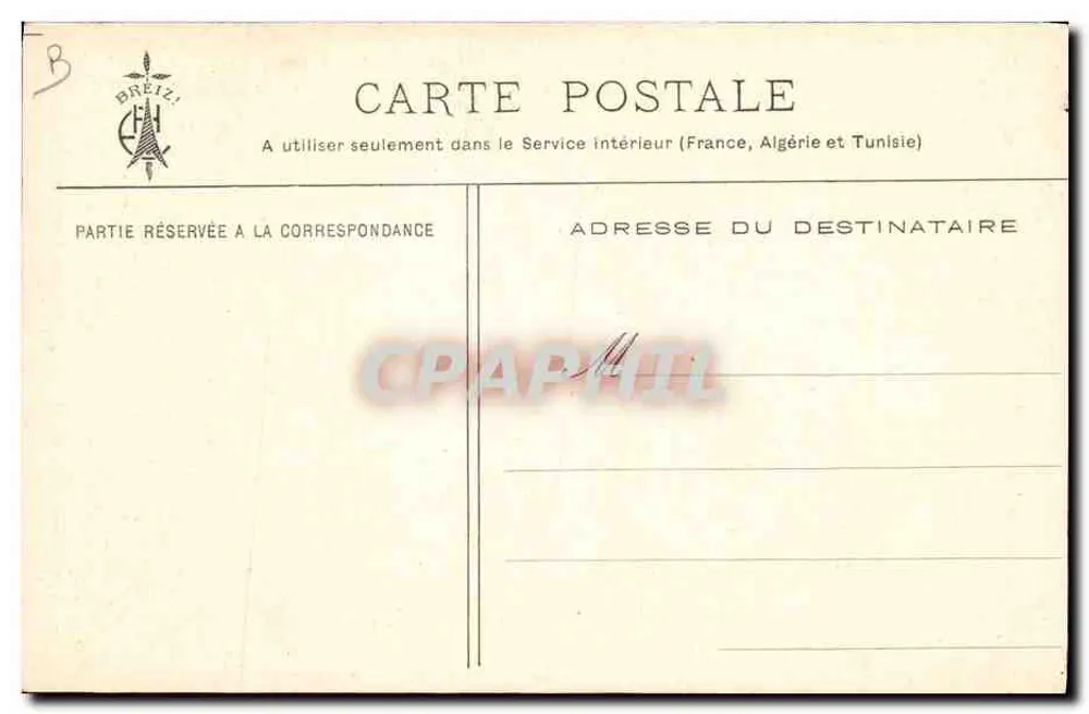 Botrel, Poeta e Cantor, nascido em Dinan — Galeria dos Artistas e Escritores Bretões, n°15 — cliché Pinsonneault, Saint-Jean d'Herrville (Canadá) - Verso