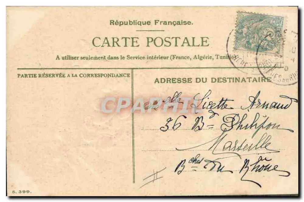 Pequenas flores, falem por mim — editor S. 399 - Verso