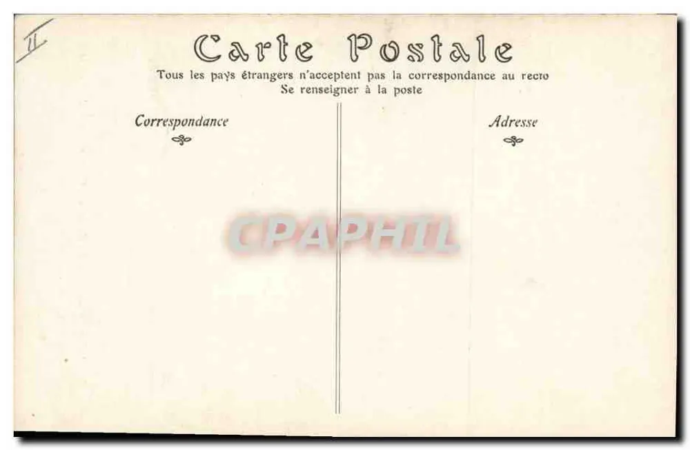 La Cena de los Cazadores — Salón de 1908 — por A. Chanut - Reverso