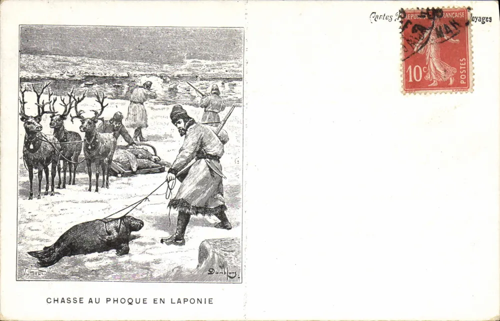 Phalkejagd in Lappland — Illustration von VITRAIL — Verlag Donjons - Vorderseite