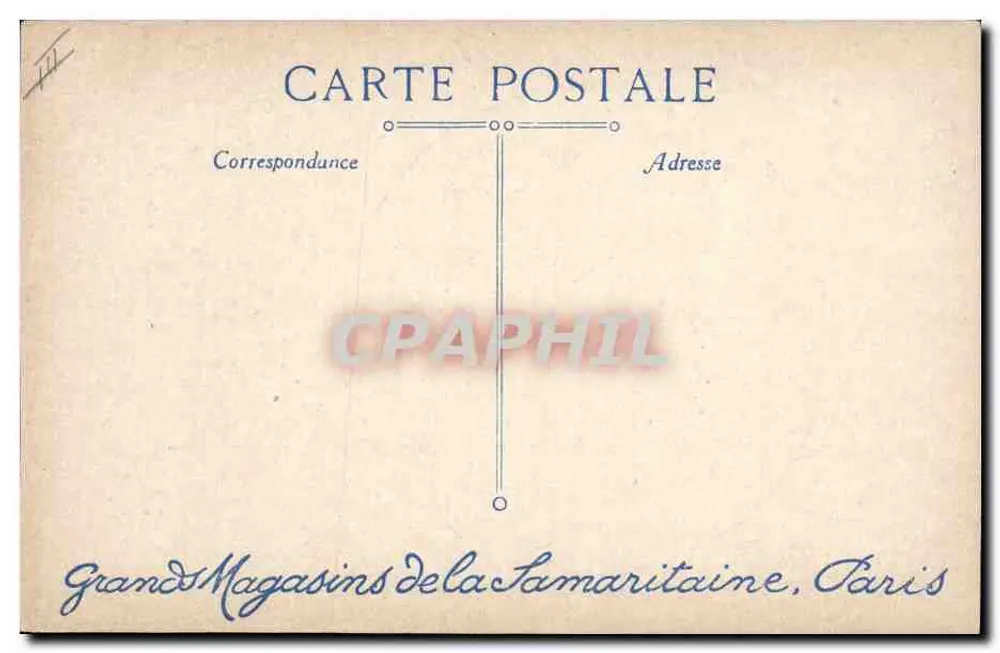 Le Petit Conscriit — Illustration eines Kindes mit Tasche und Besen — Veuve Veuve Veuve - Rückseite