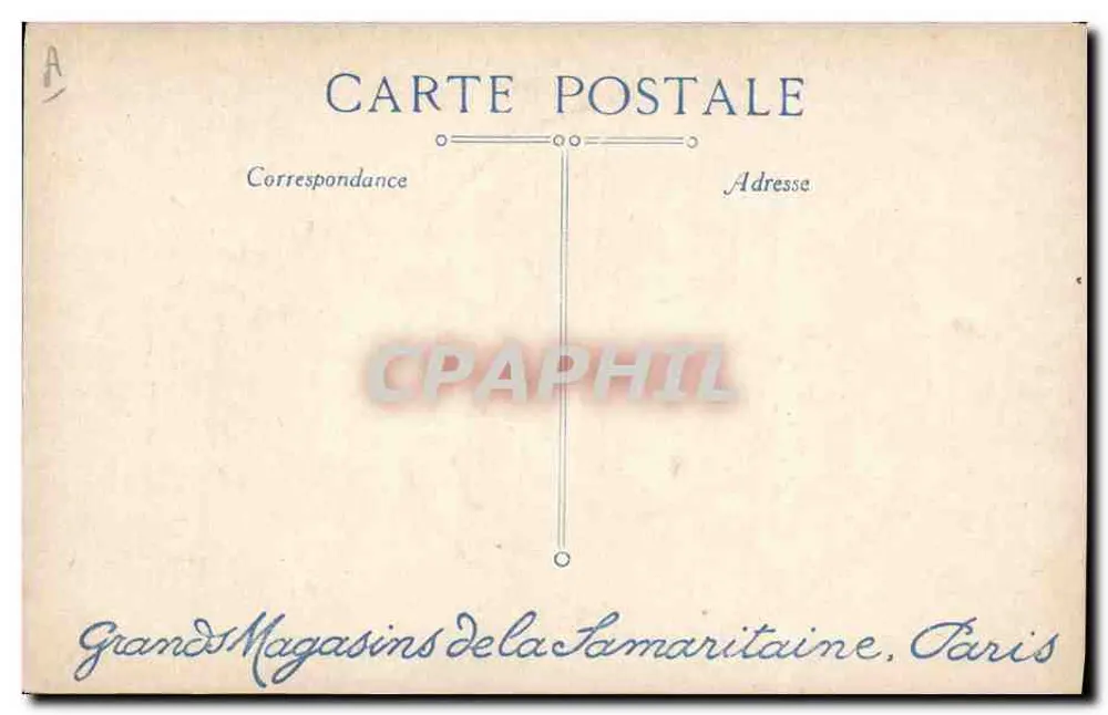 Der Kleine Conscriit — Illustration eines Kindes mit Tasche und Stab — Verlag V. F. M. & Cie, Nr. 128 - Rückseite
