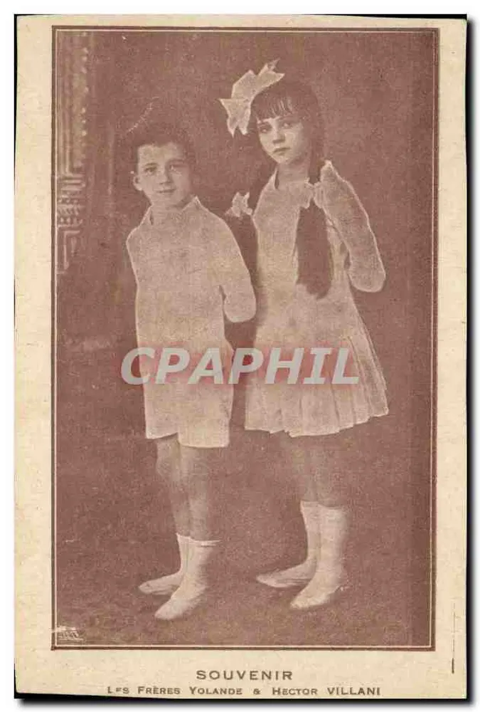 Les Frères Yolande & Hector Villani — Erinnerung — Les Frères Villani - Vorderseite
