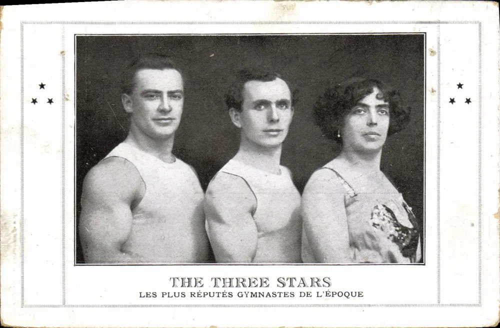 Die drei Turner der Zeit — The Three Stars — Ausgabe Juppr. A.B., Straßburg, n° 17 - Vorderseite