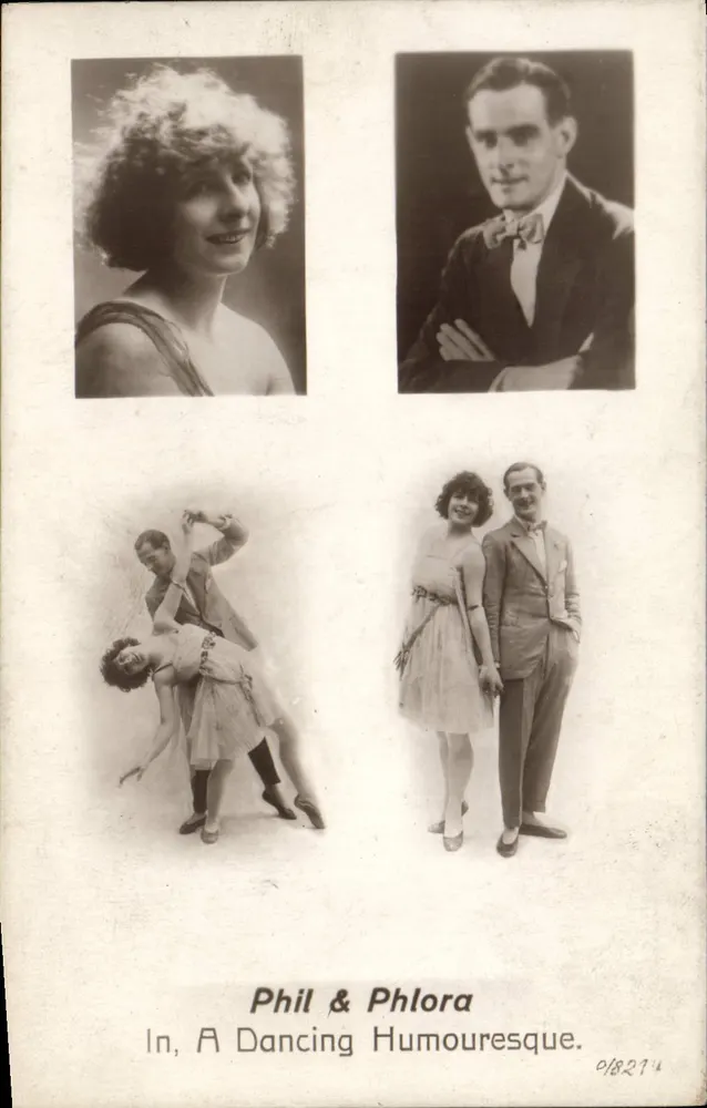 Phil & Phlora — Taniec Humourousque — seria 018214 - Awers