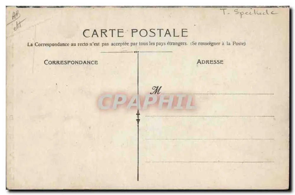 Sessão de teatro — Souvenir dos Guillot-Bill — editor Guillot-Bill - Verso