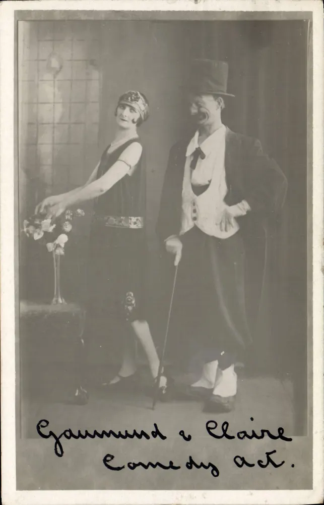 Gaumond & Claire — Comédia em um ato — Lille, 1927 - Frente