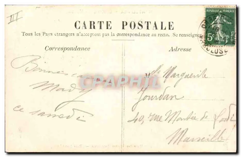 Montélimar — O Kiosque de Música — Edição Nouvelles Galeries Montélimar, cliché Louis Lang Jeune - Verso