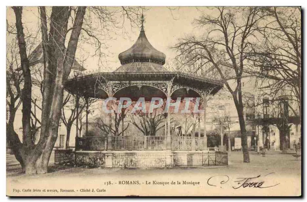 Romans - O Kiosque da Música — Pap. Carle frères et soeurs, n° 138 - Frente