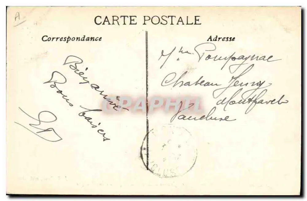 AIX EN PROVENCE — Square Jeanne d'Arc & Kiosque de la Musique — J. B. Bouis, Verlag Aix - Rückseite
