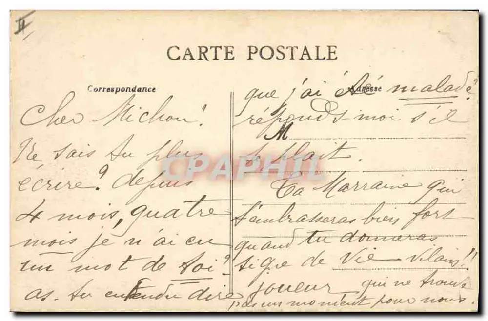 Cherbourg - Plein van de Republiek — uitgever Collineau & Cie, n°7 - Achterkant