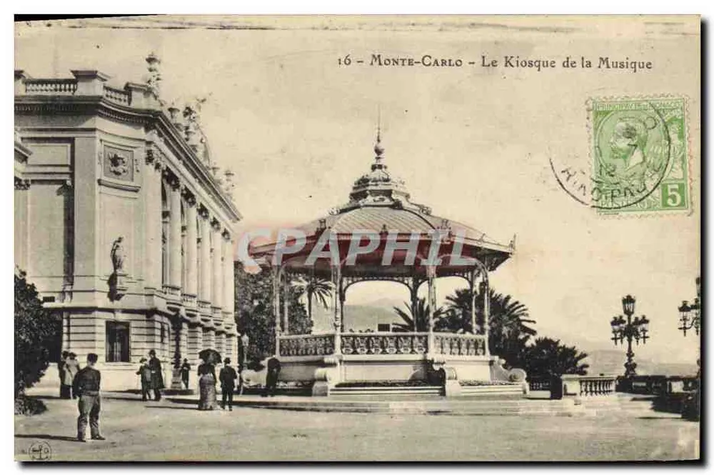 Monte-Carlo - O Quiosque da Música — n°16 - Frente
