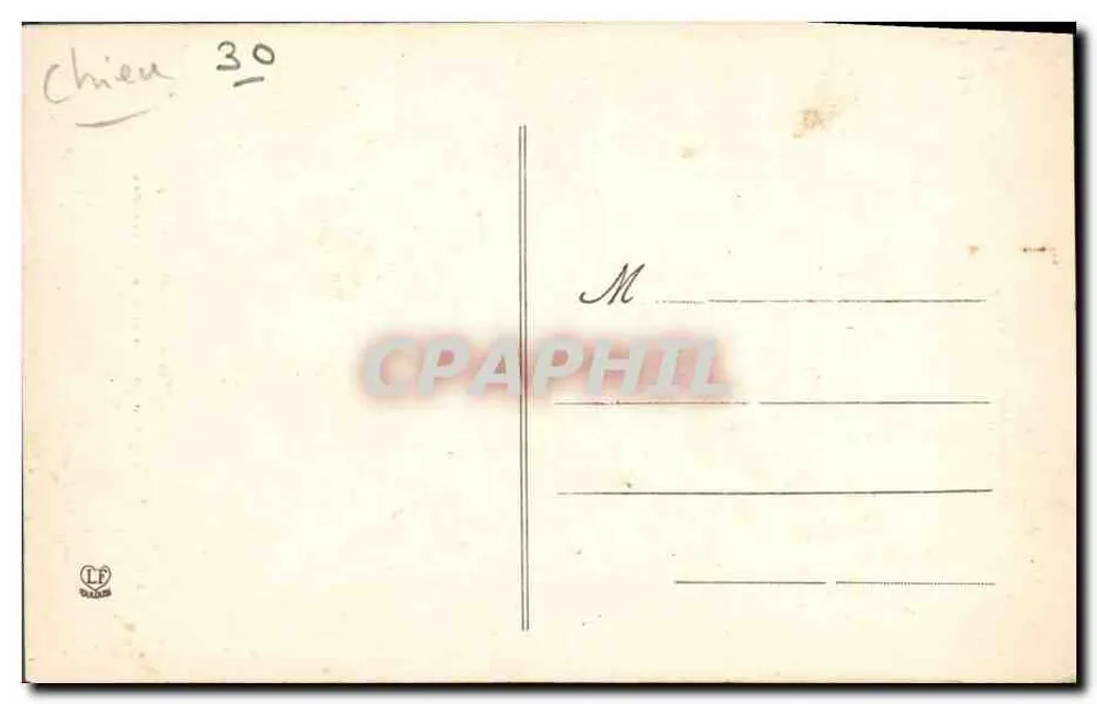 Viscos - Cão das Pirineus (2a Série) — Autotype Langlois Frères, Toulouse - Verso