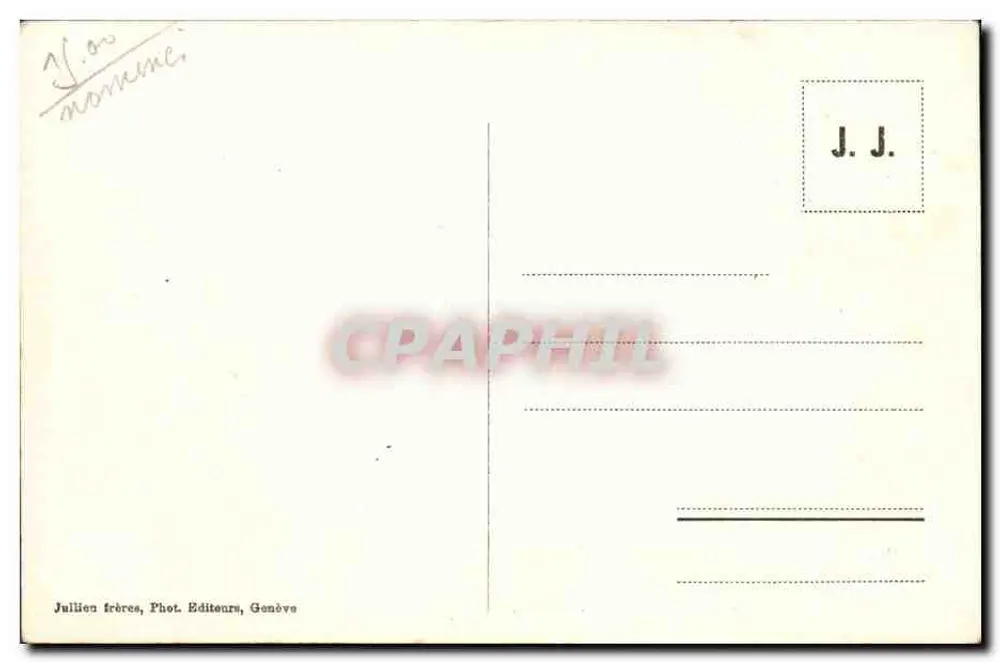 Grand St Bernard — Os Cães — J.J. 8489 - Verso