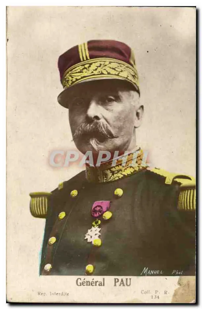 Geral PAU — retrato militar — Manuel Fot. Coleção P. R. 134 - Frente