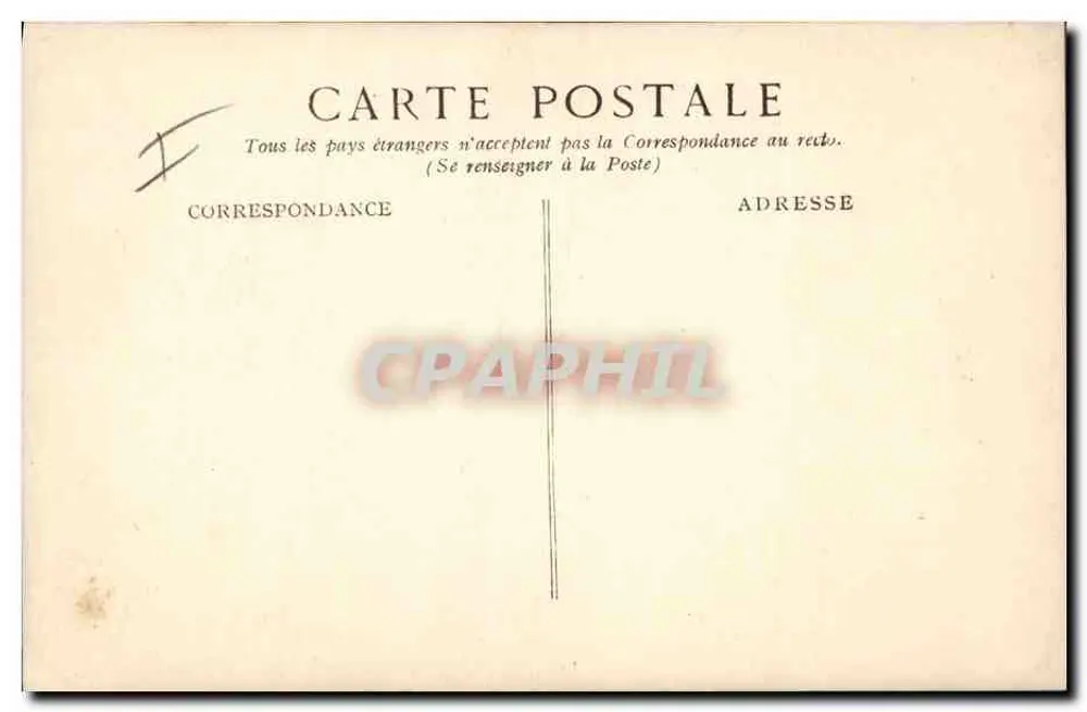 Amiral Boué de Lapeyrère — retrato em uniforme — editor Géo, série D.9 - Verso