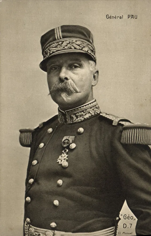Geral Pau — retrato em uniforme — Géo. Manuel, D.7 - Frente