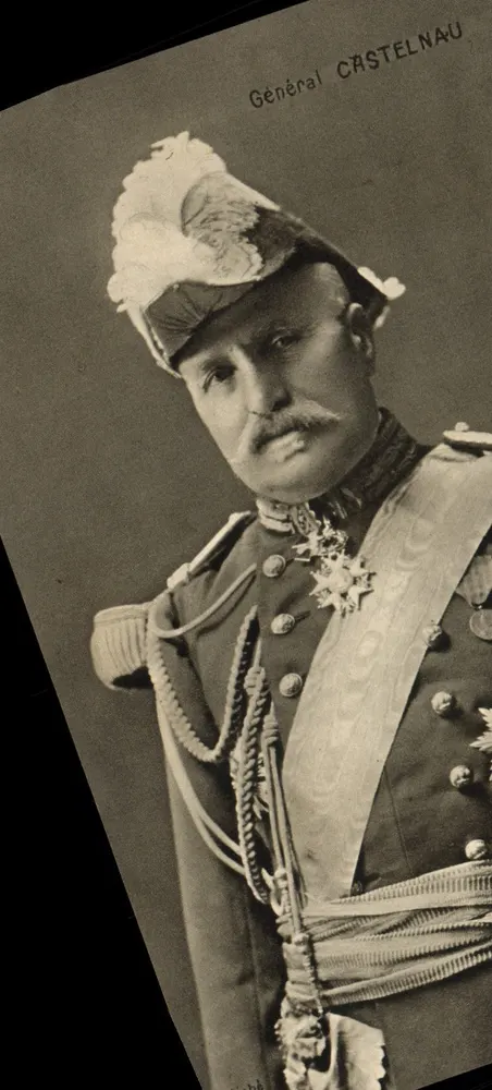 Generał Castelnau — portret wojskowy — wydawca nieznany - Awers