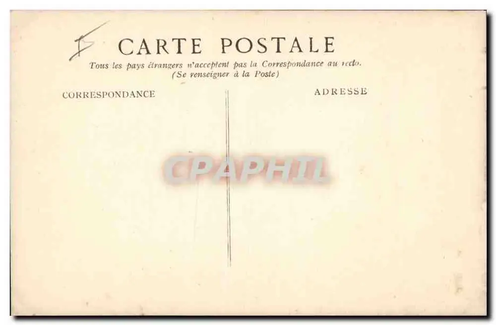 Generał Castelnau — portret wojskowy — wydawca nieznany - Rewers