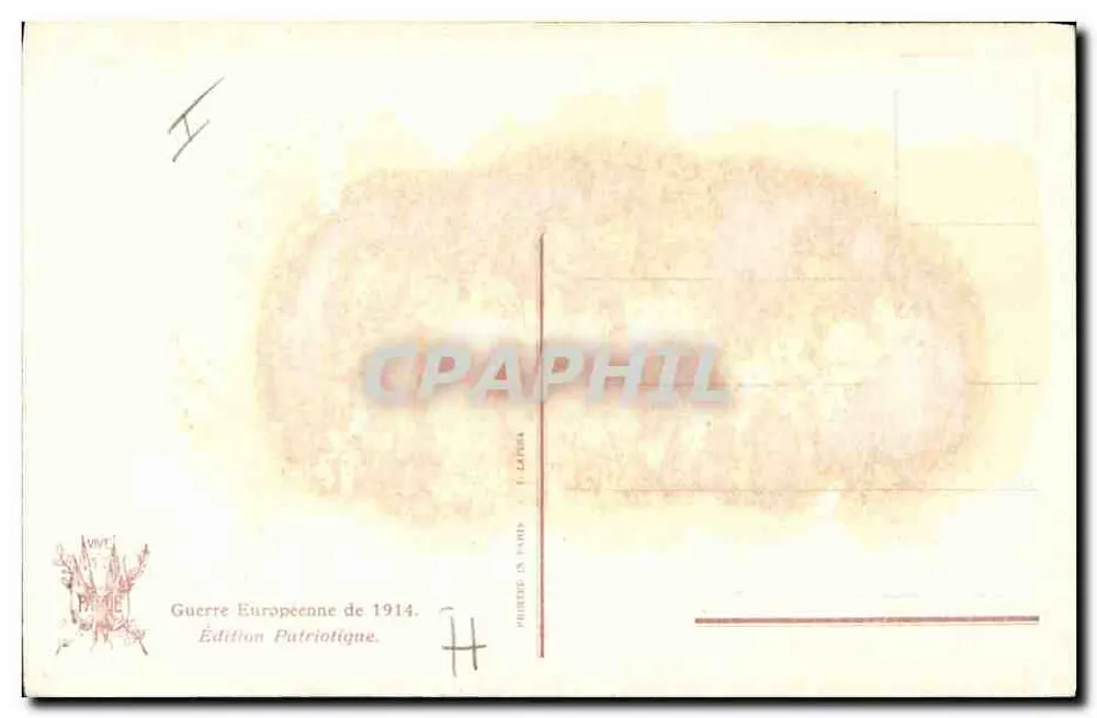 Geral de Mas-Latrie — retrato militar — Edição Patriótica, Paris - Verso