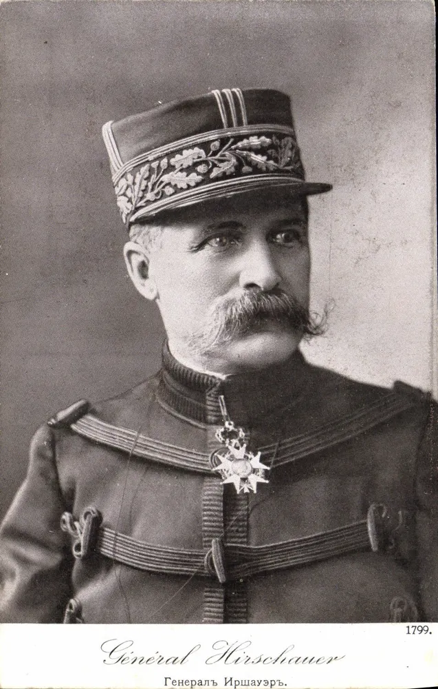 Generał Hirschauer — portret wojskowy — wydanie patriotyczne 1914 - Awers