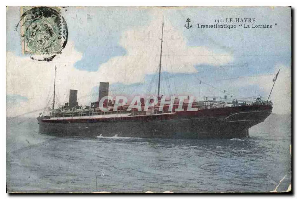 Le Havre — Transatlantik "La Lorraine" — Verlag: LE HAVRE - Vorderseite