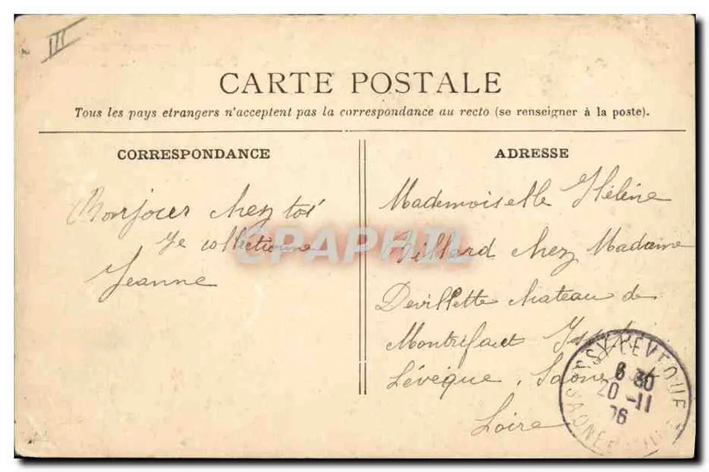 Le Havre — Transatlantik "La Lorraine" — Verlag: LE HAVRE - Rückseite