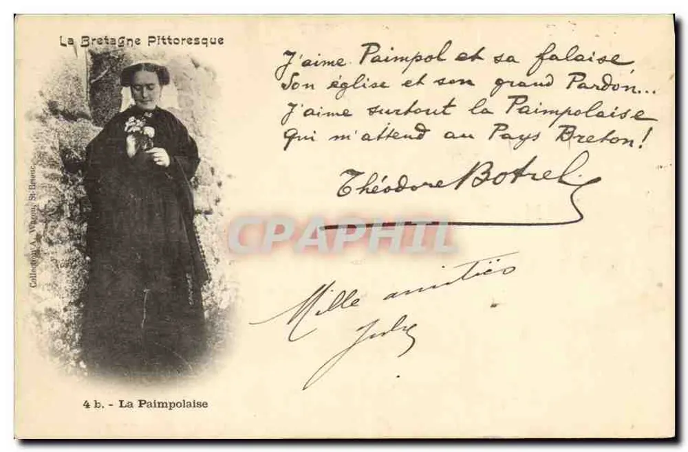 A Paimpolaise — Coleção A. Vaugon, St-Brevin — n° 4 b - Frente