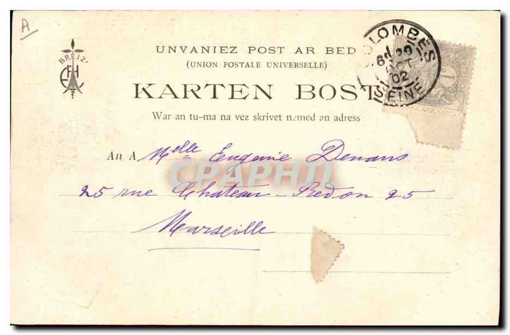 Em direção ao Pardon — Bretanha (Coleção E. H.) — n°223 - Verso