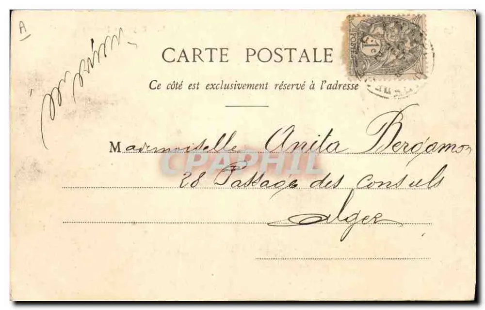 Paisagem Bretã — Coleção A. Waron, St-Breuc — editor anônimo, n° 25 B - Verso
