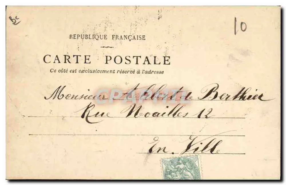 Féerie — Gute Geburtstagskarte — Verlag Marny - Rückseite