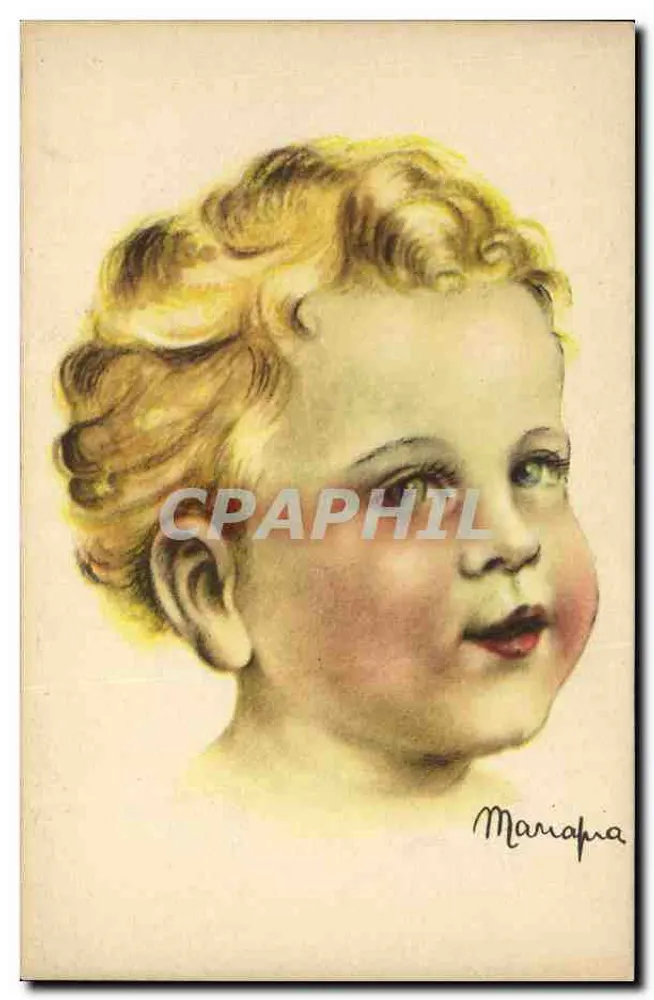 Kind mit lockigem Haar — Portrait — Photocfrom, Nr. 219 - Vorderseite