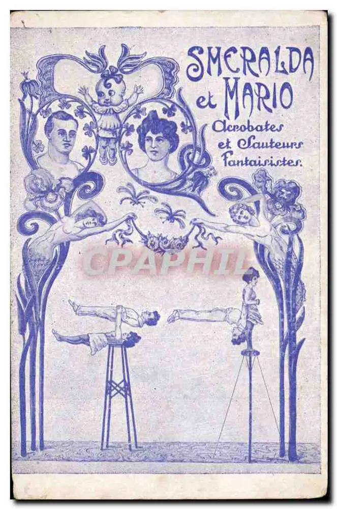 Smeralda und Mario — Akrobaten und Fantasie-Springer — Verlag nicht sichtbar - Vorderseite