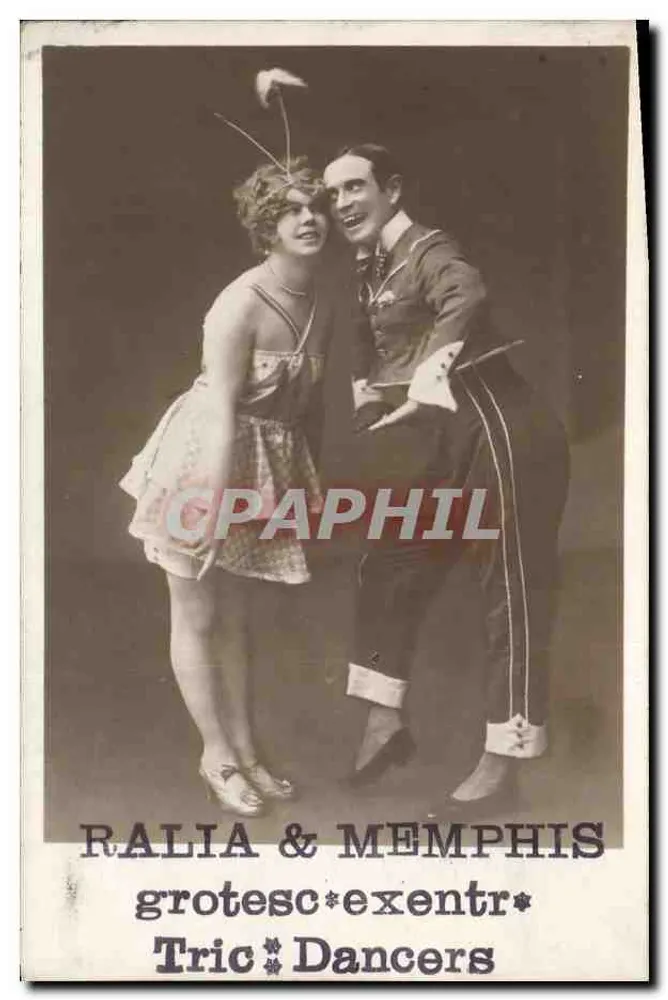 Ralalia & Memphis — Dançarinos Grotescos — Foto R. Windsch, Leipzig - Frente
