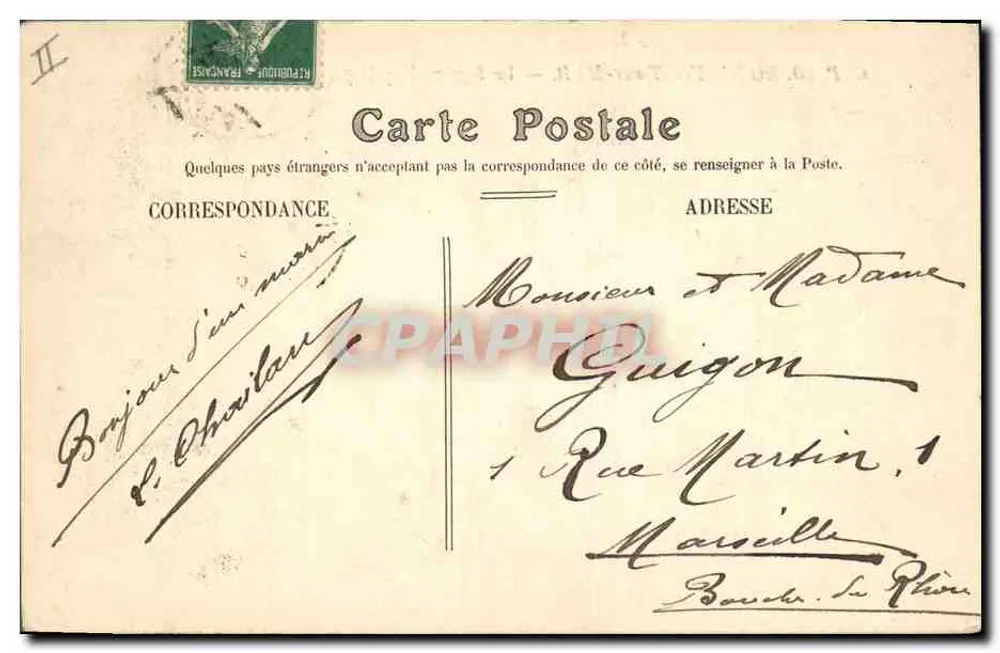 ROCHEFORT-sur-MER — Le Square Roy-Bry — G.P. 50 - Verso