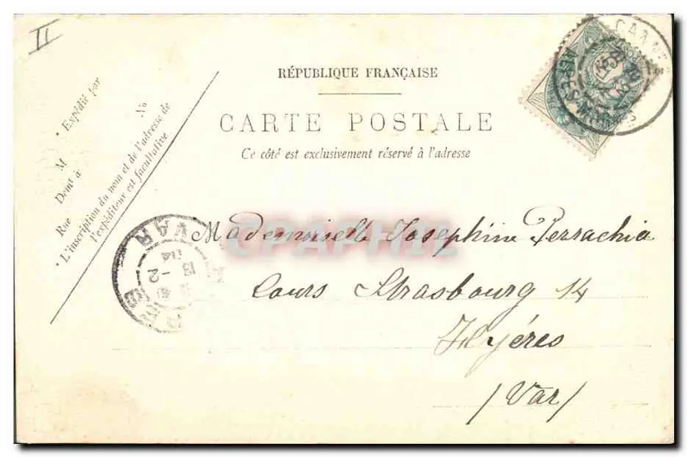CANNES — O Kiosque de Música — LL. n° 579 - Verso