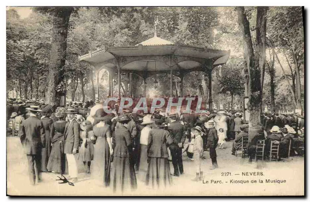 O Parque — Kiosque da Música — NEVERS — n° 2271 - Frente